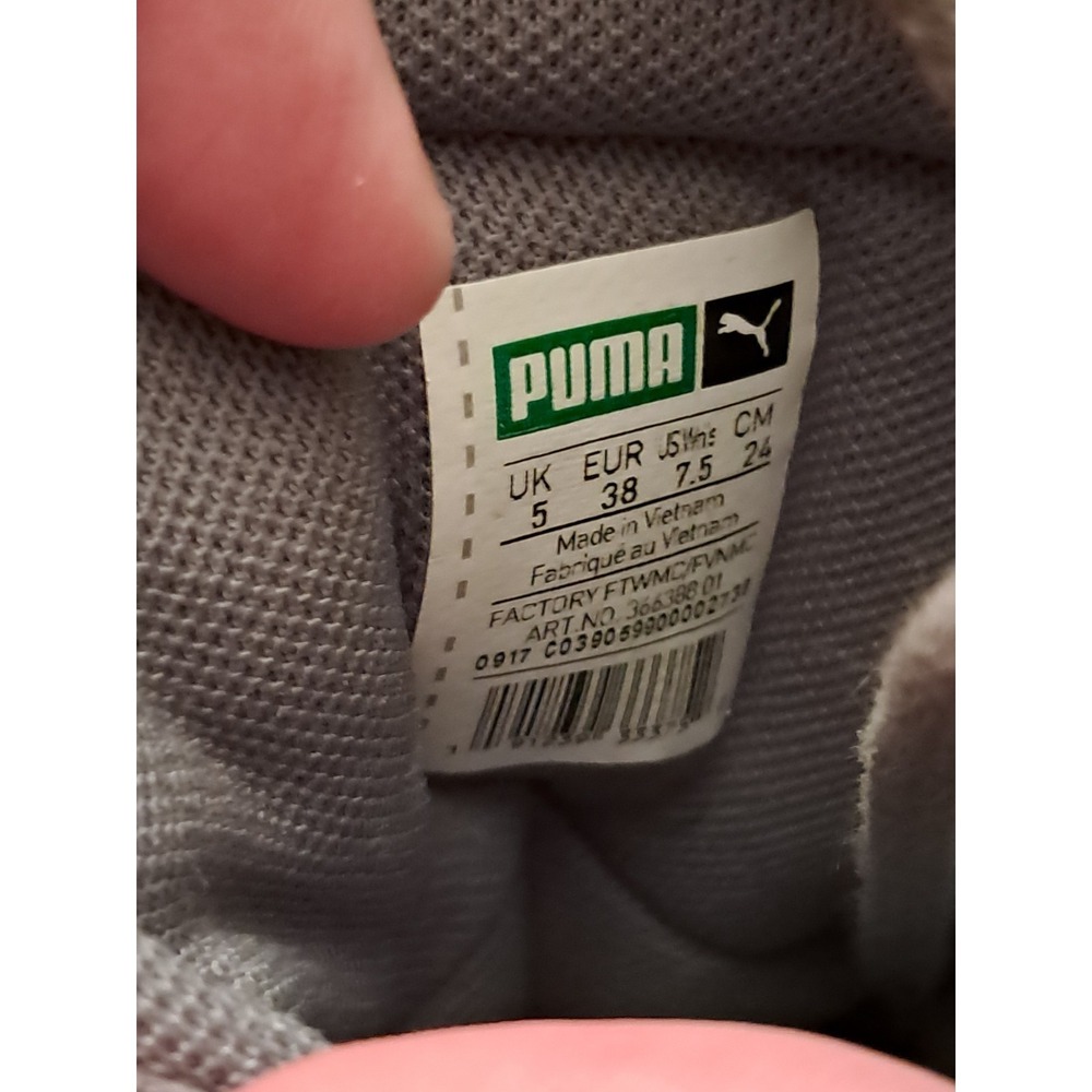 Size 7.5 - PUMA Platform Velour Quiet Shade W - Picture 6 of 7